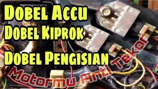 SUDAH PASTI ANTI TEKOR..!! Dobel Aki Dobel Kiprok Dobel Pengisian