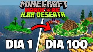 SOBREVIVI 100 DIAS EM UMA ILHA NO MINECRAFT HARDCORE (O FILME)