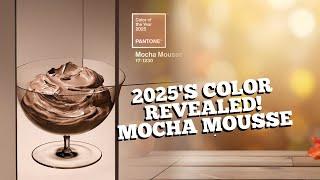 Pantone's 2025 color is Mocha Mousse: How the company sold color to the world