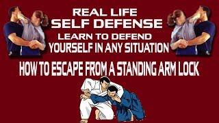 Self Defence How To Escape From Standing Arm Lock By Amritmoy Das in Hindi   हिन्दी
