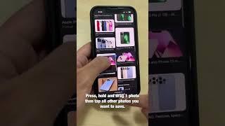 How to quickly save photos from the browser in your iPhone.