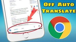 How to disable auto translate page in Chrome || Google Chrome Mein page translation Kaise off Karen
