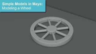 Maya Simple Models:  Wheel