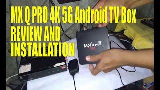 HOW TO SET UP ANDROID TV BOX | MURA LANG | MXQ PRO 4K 5G UNBOXING INSTALLATION & REVIEW