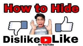 How to Hide Dislike and Like on Youtube