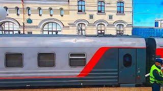 Railway. Поездка по Транссибу на пассажирском поезде / Train ride on the Trans Siberian railway