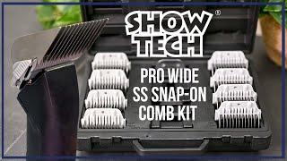 Pro Wide SS Snap-on Comb Kit | SHOW TECH