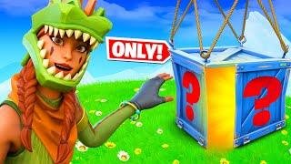 The SUPPLY DROP LOOT *ONLY* Challenge in Fortnite!