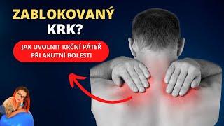 Jak uvolnit zablokovaný krk? - Cvičení a uvolnění pomocí tenisové míčku #krk #pavlamodra