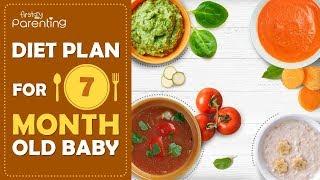 Diet Plan for a 7-Month-Old Baby