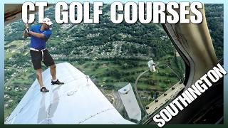 Flying Over CT Golf Courses: Hawks Landing & Southington Country Club 