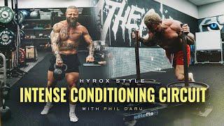 Intense Conditioning Circuit | Hyrox Style Training for Fighters