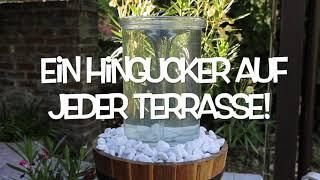 DIY-Brunnen Wasserspiel für den Garten oder die Terrasse selbst gemacht