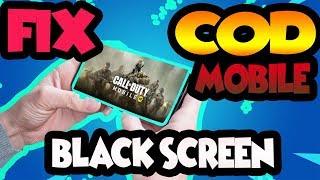 FIX | COD: MOBILE BLACK SCREEN ISSUE (WORKING 100%) | 2019