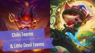 TFT Set 9 Chibi Teemo & Chibi Little Devil Teemo | Teamfight Tactice Runterra Reforged