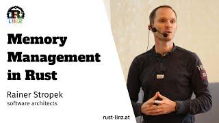 Rainer Stropek - Memory Management in Rust