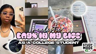 REALISTIC days as a college student ʚɞ : life update, finals week, getting pied, studying & more!