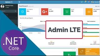 How to Implement Admin LTE Theme in ASP.NET Core