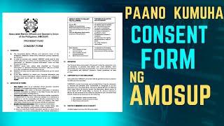 Consent Form  Amosup provident fund