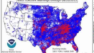 2012 National Weather Service Storm-Based Warnings