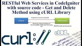 RESTful Web Services in CodeIgniter with source code - Get and DELETE Method using cURL Library 