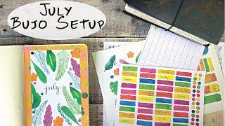 July Bullet Journal Setup  Flip Through