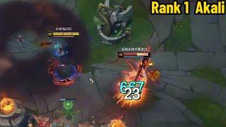 Rank 1 Akali: CLEANEST Akali I've Ever Seen!