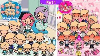 All Boys Family Hate Adopted Sister | PART 1 | Toca Life Story | Toca Boca