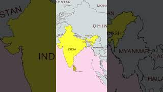 india and sri lanka map#map #trending #viral #ortshs  #worldmaps #history #worldmaps