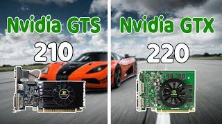 Nvidia GT 210 VS Nvidia GT 220 GTA V Graphics Comparison