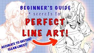 SECRETS TO PERFECT LINE-ART | Beginner Line Art Tutorial #procreate #arttutorial