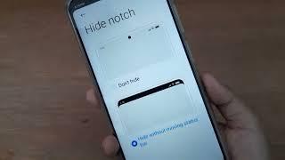 how to remove hide notch poco remove notch, poco notch setting