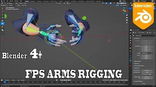 How To Rig FPS ARMS in Blender 4+
