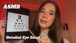 ASMR / Detailed Eye Exam & Colour Blindness Tests