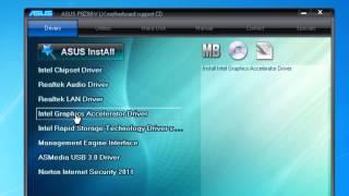 Installing motherboard drivers