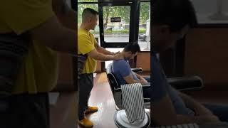 Barbershop Energetic Chair Massage - Tao Chi Kai - Pay It Forward - ASMR