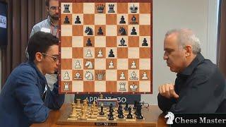 Kasparov's PERFECT ATTACK against the U.S. champion Fabiano Caruana!