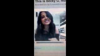 Becky g gave me a shout out livestream *mufassi*