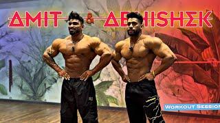 Intense Session with Abhishek Yadav | Amit agre | Ifbb Pro