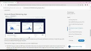 B2B Marketing Analytics Plus Quick Look | Salesforce Trailhead |