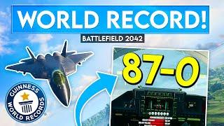 Battlefield 2042 Jet *WORLD RECORD*  ( 87-0 with 60 Vehicles Destroyed )