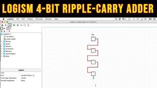 Logisim 4-Bit Ripple-Carry Adder