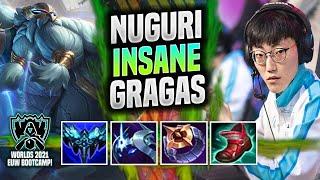 NUGURI INSANE GRAGAS IN EUW WORLDS BOOTCAMP! - FPX Nuguri Plays Gragas TOP vs Viktor! | Patch 11.19