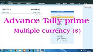 multiple currency in tally prime | multi currency in tally prime | multi currency entry in tally
