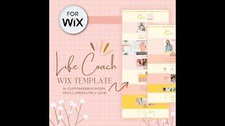 Social Media Coach Website Template for Wix