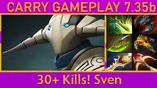 Sven 140k+ Hero Damage! Carry Gameplay 7.35b - Dota 2 Top MMR