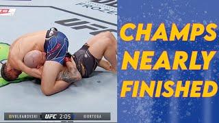 UFC Champions Who Were THIS CLOSE From Being Finished But Won Anyway (CSO)