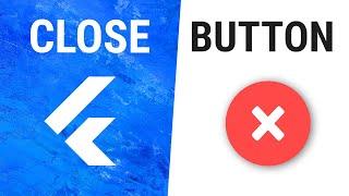 Flutter CloseButton Widget