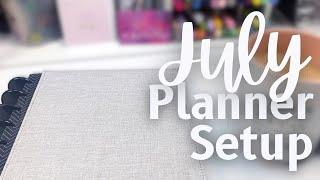 July 2023 Planner Setup [Happy Planner Frankenplanner]