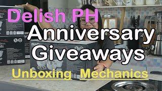 DELISH PH ANNIVERSARY GIVEAWAYS| PRIZE UNBOXING | MECHANICS | HOW TO JOIN